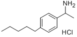 1-(4-戊基苯基)乙胺盐酸盐 结构式
