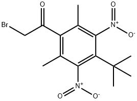 4-(TERT-BUTYL)-2,6-DIMETHYL-3,5-DINITROPHENACYL BROMIDE Structure