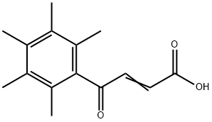 4-OXO-4-(2,3,4,5,6-PENTAMETHYLPHENYL)BUT-2-ENOIC ACID Structure