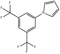1-[3,5-ビス(トリフルオロメチル)フェニル]ピロール 化学構造式