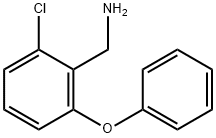 2-氯-6-苯氧基苄胺,175136-89-7,结构式
