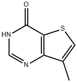 7-METHYL-3,4-DIHYDROTHIENO[3,2-D]PYRIMIDIN-4-ONE Struktur