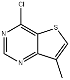 4-氯-7-甲基噻吩并[3,2-D]嘧啶, 175137-21-0, 结构式