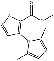3-(2,5-二甲基-1H-吡咯-1-基)-2-噻吩羧酸甲酯, 175137-41-4, 结构式