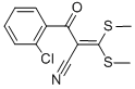2-(2-CHLOROBENZOYL)-3,3-DI(METHYLTHIO)ACRYLONITRILE Structure