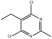 4,6-ジクロロ-5-エチル-2-メチルピリミジン 化学構造式