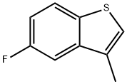5-氟-3-甲基苯并噻吩,17514-63-5,结构式