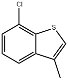7-氯-3-甲基苯并噻吩 结构式