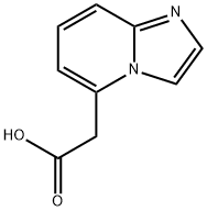 2-(咪唑并[1,2-A]吡啶-5-基)乙酸, 175143-91-6, 结构式