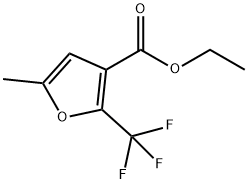 ETHYL 5-METHYL-2-(TRIFLUOROMETHYL)-3-FUROATE 结构式