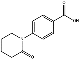 4-(2-OXO-PIPERIDIN-1-YL)-BENZOIC ACID Structure