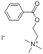 ベンゾイルコリンヨージド 化学構造式