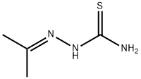 Acetone thiosemicarbazone  Struktur