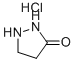 3-吡唑烷基氢氧氯酸, 1752-88-1, 结构式