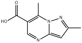 4,7-DIMETHYLPYRAZOLO(1,5-A)PYRIMIDINE-3-CARBOXYLIC ACID Structure