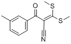2-(3-甲基苯甲酰基)-3,3-双(甲硫基)丙烯腈, 175201-64-6, 结构式