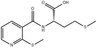 (2-(甲硫基)烟酰基)蛋氨酸, 175201-70-4, 结构式