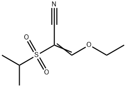 3-ETHOXY-2-(ISOPROPYLSULFONYL)ACRYLONITRILE Structure