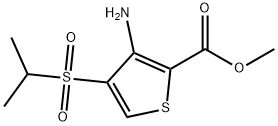 METHYL 3-AMINO-4-(ISOPROPYLSULFONYL)THIOPHENE-2-CARBOXYLATE price.