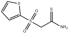 2-(2-THIENYLSULFONYL)ETHANETHIOAMIDE 化学構造式