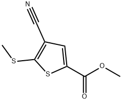 METHYL 4-CYANO-5-(METHYLTHIO)THIOPHENE-2-CARBOXYLATE|4-氰基-5-(甲硫基)噻吩-2-羟酸甲酯