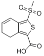 3-(METHYLSULFONYL)-6,7-DIHYDROBENZO[C]THIOPHENE-1-CARBOXYLIC ACID Struktur