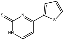 4-(2-THIENYL)PYRIMIDINE-2-THIOL Structure