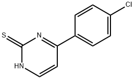4-(4-CHLOROPHENYL)PYRIMIDINE-2-THIOL Struktur