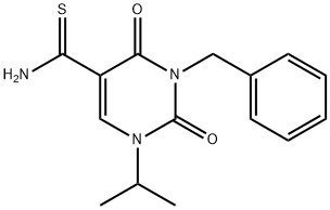 3-BENZYL-1-ISOPROPYL-2,4-DIOXO-1,2,3,4-TETRAHYDROPYRIMIDINE-5-CARBOTHIOAMIDE price.