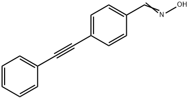 4-(2-PHENYLETH-1-YNYL)BENZALDEHYDE OXIME Structure