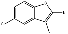 2-BROMO-5-CHLORO-3-METHYLBENZO[B]THIOPHENE Struktur