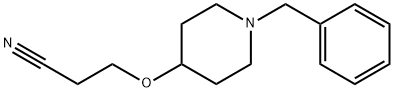 1-ベンジル-4-(2-シアノエトキシ)ピペリジン 化学構造式