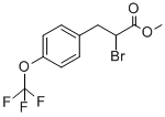 2-溴-3-[4-(三幅甲氧基)苯基]-丁丙酸甲酯, 175203-81-3, 结构式