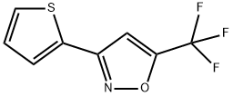 3-(THIEN-2-YL-5-(TRIFLUOROMETHYL))ISOXAZOLE Struktur