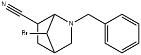 2-BENZYL-7-BROMO-2-AZABICYCLO[2.2.1]HEPTANE-6-CARBONITRILE Structure