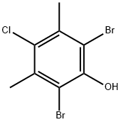 4-氯-2,6-二溴-3,5-二甲基苯酚 结构式