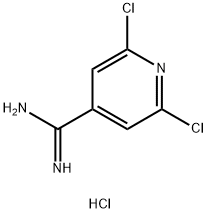 2，6-二氯吡啶-4-偕胺肟盐酸盐, 175204-59-8, 结构式