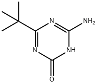4-AMINO-6-(TERT-BUTYL)-1,3,5-TRIAZIN-2-OL Structure