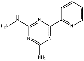 4-肼基-6-(2-吡啶)-1,3,5-三嗪-2-胺, 175204-69-0, 结构式