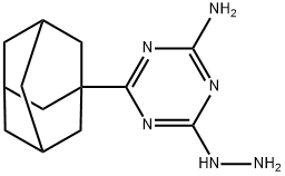 4-(1-ADAMANTYL)-6-HYDRAZINO-1,3,5-TRAZIN-2-AMINE Structure