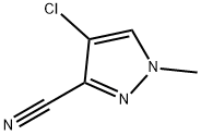 4-CHLORO-1-METHYL-1H-PYRAZOLE-3-CARBONITRILE Structure