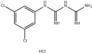 1-(3,5-二氯苯基)双胍 盐酸盐, 175205-04-6, 结构式