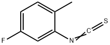 5-氟-2-甲基苯基异硫氰酸酯, 175205-39-7, 结构式