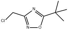 5-(TERT-BUTYL)-3-(CHLOROMETHYL)-1,2,4-OXADIAZOLE 化学構造式