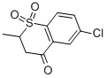 6-CHLORO-2-METHYL-1,2,3,4-TETRAHYDRO-1LAMBDA6-BENZOTHIINE-1,1,4-TRIONE Structure