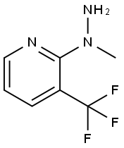 N-[3-(TRIFLUOROMETHYL)PYRID-2-YL]-N-METHYLHYDRAZINE Structure