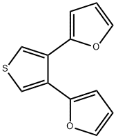 2-[4-(2-FURYL)-3-THIENYL]FURAN 化学構造式