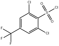 2,6-DICHLORO-4-(TRIFLUOROMETHYL)BENZENESULFONYL CHLORIDE Structure