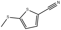 5-(METHYLTHIO)THIOPHENE-2-CARBONITRILE Struktur