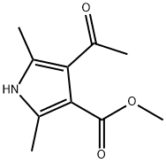 METHYL 4-ACETYL-2,5-DIMETHYL-1H-PYRROLE-3-CARBOXYLATE Structure